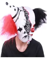 Double Face Clown Costume Mask