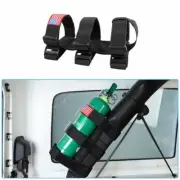 Car Roll Bar Fire Extinguisher Holder Mount Bracket for Jeep Wrangler TJ JKU JL