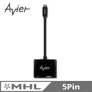 【Avier】5Pin MHL高畫質轉接器(Micro USB轉HDMI)