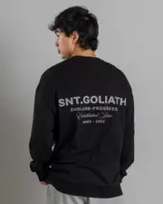[St. Goliath] St. Goliath Men's Endless Sweatshirt in Washed Black Size XL XL Washed Black