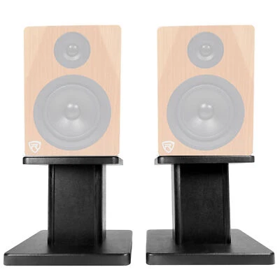 Rockville 8” Black Studio Monitor Speaker Stands For Rockville DPM8C