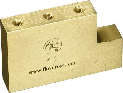 Floyd Rose Fat Brass Block Electric Guitar Bridge (FROFTBL42)