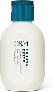 O&M Original Detox Shampoo Mini - 50ml - Colour Safe, Clean From Sulfates, Parabens, Silicones, MIT, Phthalates, Triclosan, Propylene Glycol & Gluten, PETA Certified & Vegan, Australian Made, PCR Packaging