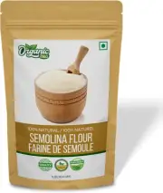 ORGANIC ZING Semolina Flour | Pure | Rava Powder | Rich in Iron, Magnesium & ...