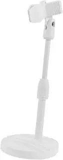 Generic Nail Lamp Holder Mic Stand Nail Polish Dryer Light Socket Light Stand Desktop Stand Mini Dryer Portable Dryer Microphone Clip Stand for Drying Gel Nails Manicure Tool Plastic White