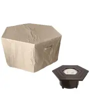 Hiland AZ Patio Heaters Hexagon Fire Pit Cover