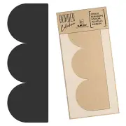 BORDER Reusable PLASTIC Wall STENCIL // 8.3x17.7" or 17.7x37.4" // FRILL 14