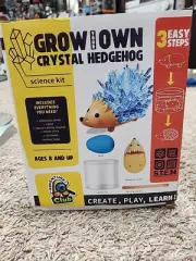Grow Your Own Crystal Hedgehog STEM◇SCIENCE KIT◇Adventure Club◇BRAND NEW◇Blue