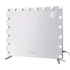 NNEDSZ Bluetooth Makeup Mirror 80x65cm Hollywood Vanity with LED Light Wall