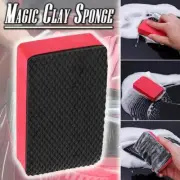 3PCS Car Magic Clay Bar Sponge Block Wash Cleaner Cleaning Eraser Wax Polish Pad