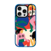 iPhone 16 Pro Impact Ring Stand Case MagSafe Compatible Two girls by Minerva GM