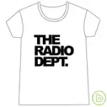 THE RADIO DEPT. / T-SHIRT - GIRL - WHITE (M)