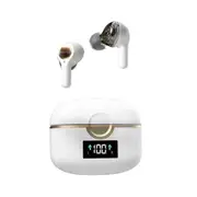 T22 Digital Display Wireless Tws Bluetooth Headphones HiFi Sports in-ear Dual Dynamic Headphones - White