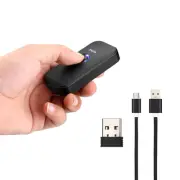 Mini Bluetooth 2D Barcode Scanner, 3-in-1 USB Wired/2.4G Wireless/Bluetooth B...
