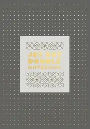 Jot Dot Doodle Notebook (Gray and Gold)