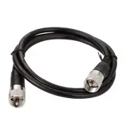CB Antenna Cable, RG8x Coax Jumper, 6ft UHF Male to Male Low Loss CB Coaxial ...