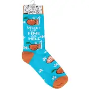 Primitives by Kathy -Woke Up Fine As Hell Socks - 117847