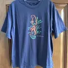 NWT The White Lotus Aqua Monkey Tee Shirt Top Bloomingdale’s Size M MEDIUM