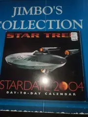 Star Trek Stardate 2004 Desk Calendar - DAY TO DAY CALENDER