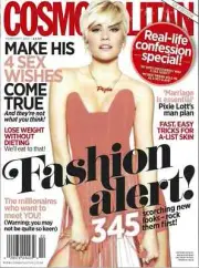 PIXIE LOTT COSMOPOLITAN MAGAZINE UK FEBRUARY 2012