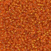 Silver Lined Orange Miyuki Seed Beads 11/0 (11-98-TB)