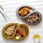 Stackable Divided Appetizer Serving Tray Dessert Platters Tableware