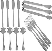 Alipis 1 Set Stainless Steel Cheese Serving Cheese Forks Spreader and Cutters for Entertaining Parties and Home Use for Effortless Serving