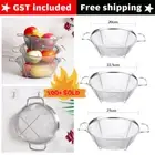 Stainless Steel Fine Mesh Strainer Bowl Drainer Vegetable Sieve Colander
