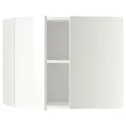 METOD corner wall cabinet with shelves, white/Ringhult white, 68x37x60 cm