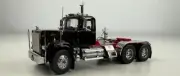 HHR138M-1 - 1:50 scale Mack Superliner Tandem Axle Tractor - Black over Red