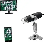 Digital Microscope with Magnification Video LED Lights Portable and Stand for Students Collectors and Exploration
