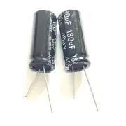 2PCS 400V 180uF 400Volt 180MFD Electrolytic Capacitor 18×40mm