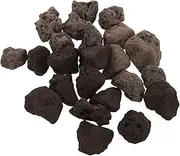 Toyvian Elegant Volcanic Rock Aquarium Decor Natural Lava Stone Cave Small Obsidian Safe for Human Environment