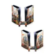 TOM AND JERRY MOVIE (2021) GRAPHICS VINYL SKIN FOR SONY PS5 DISC EDITION BUNDLE