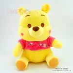 【UNIPRO】櫻花限定版 小熊維尼 花衣 坐姿 33公分 絨毛玩偶 娃娃 WINNIE THE POOH 禮物 維尼 迪士尼正版授權 季節限定