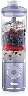 [NINJA] Blast Max Portable Blender/Blender/Smoothie Maker, 570 ml, Rechargeable, Blender Cup & Leak-proof Lid, 3 Functions, Smoothies, Protein Shakes, Lavender BC251EULD