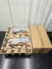 Humanscale M/Flex Dual Monitor Arm System M2.1 Dual Dynamic Slider Sliver NEW
