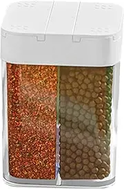 Camping spiice Containers - Portable Small Condiment Containers Set | Refillable Condiment Shaker Jar, Clear Leakproof Space-Saving Jar For Barbecue Picnic Cooking Kitchen Hiking Bbq Outdoor Travel