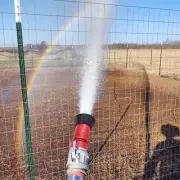 Wide Area Coverage Fire Hose Nozzle Heavy Duty High Pressure Sprinkler