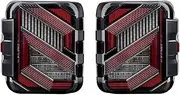 LED Tail Lights Compatible With Jeep Wrangler JL JLU 2018+ Daytime Running Light Car Rear Brake Lamp Turn Signal Reverse Light Accessories(EURO version,Clear)