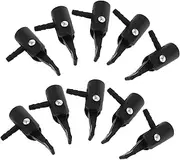 GLEAVI Universal Air Pump Nozzle Attachments 10pcs Locking Tire Chuck for Bike Tires Valve Adapter Inflator