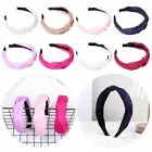 Makeup Hair Accessories Hair Bands Cross Knot Hair Hoop Satin Head Band