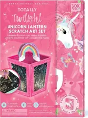 BOX CANDIY Totally Twilight Magical Unicorn Lantern Art Set Paper Crafts Kids
