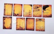 9-Halloween-Gothic-Junk Journal-Planner-Handmade-Linen Cardstock-Cards