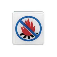在飛比找樂天市場購物網優惠-ZG1 彩色 HS 貼牌 嚴禁煙火-標示牌 / 個 HS-5