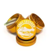 Croc Crusher GOLD 4 Piece Herb / Tobacco Premium Grinder 1.2" Mini Aluminum