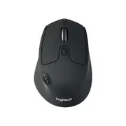 Logitech 910-004792 M720 Triathlon Multi-Device Wireless Mouse, Bluetooth, Unifying Receiver