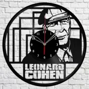 Vinyl Clock Leonard Cohen Wall Clock Unique Art Vinyl Record Wall Clock 1188