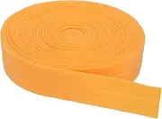 uxcell Single Fold Bias Tape, 11 Yards 13/16"(20mm) Wide Cotton Bias Binding Tape Hemming for DIY Crafts Garment Sewing Seaming Piping Quilting, Orange Yellow