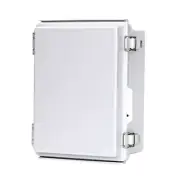 Mountable Weatherproof Junction Box with Hinged Cover Convient ABS Outdoor Box